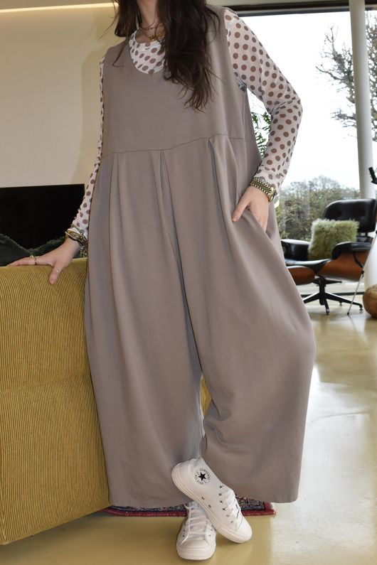 Bobby Mesh Layering Top Dopamine Dot Vanilla Mocha -